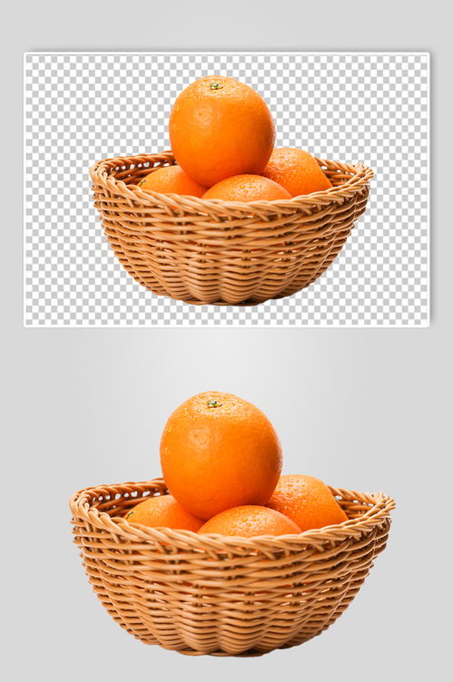 橙子果篮水果食品物品PNG摄影图片 素材13